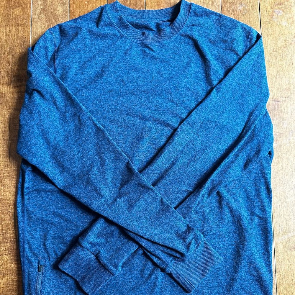 Vuori Ponto Performance Crew - Large, Blue